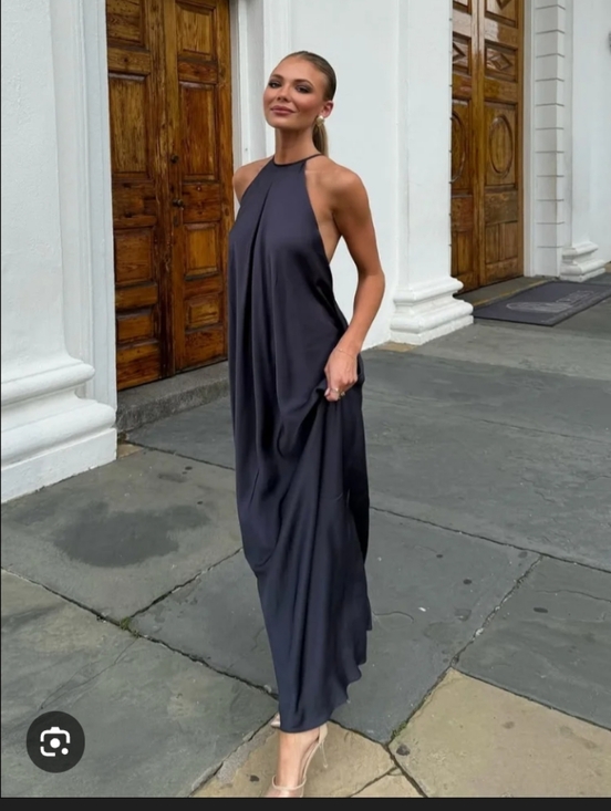 Zara Satin Effect ZW Collection Dress - Picture 2 of 11